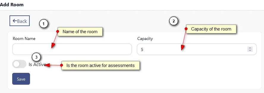 Add room information